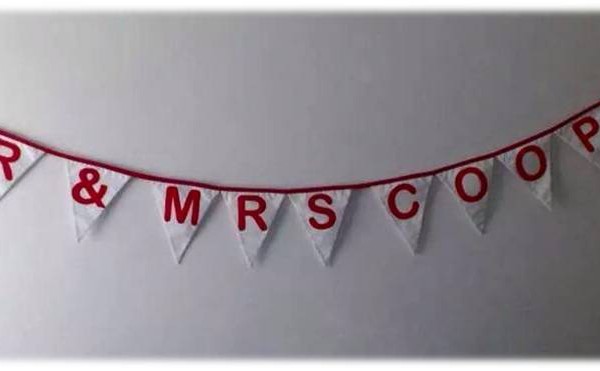 Wedding bunting
